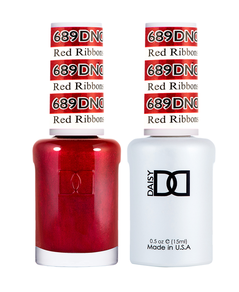 Daisy DND - Gel & Lacquer Duo - 689 RED RIBBONS