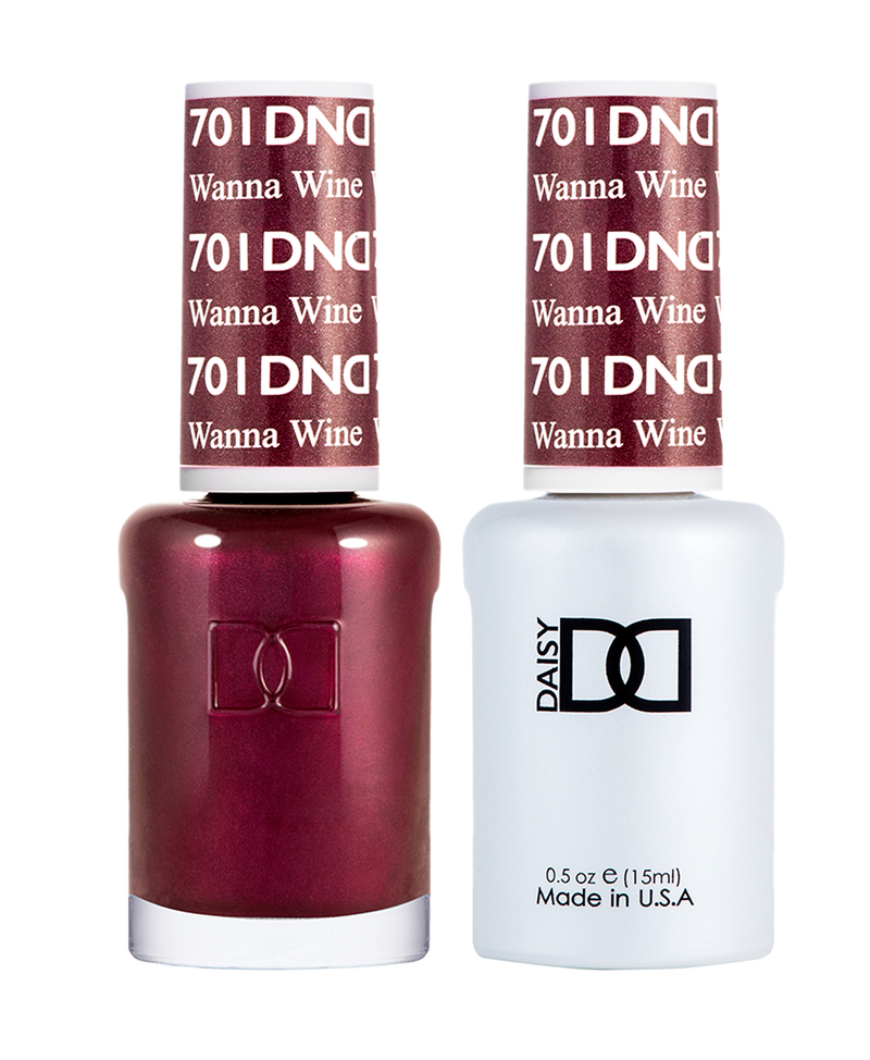 Daisy DND - Gel & Lacquer Duo - 701 WANNA WINE