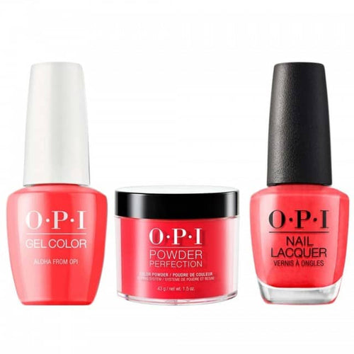 OPI COMBO 3 in 1 Matching - GCH70A-NLH70-DPH70 Aloha from OPI