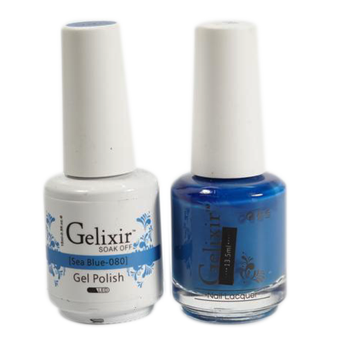 Gelixir - Matching Color Soak Off Gel - 080 Sea Blue