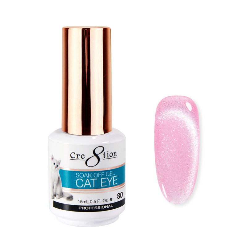 Cre8tion Cat Eye Soak Off Gel 0.5oz 80