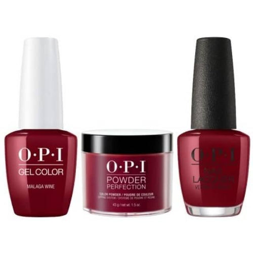 OPI COMBO 3 in 1 Matching - GCL87A-NLL87-DPL87 Malaga Wine