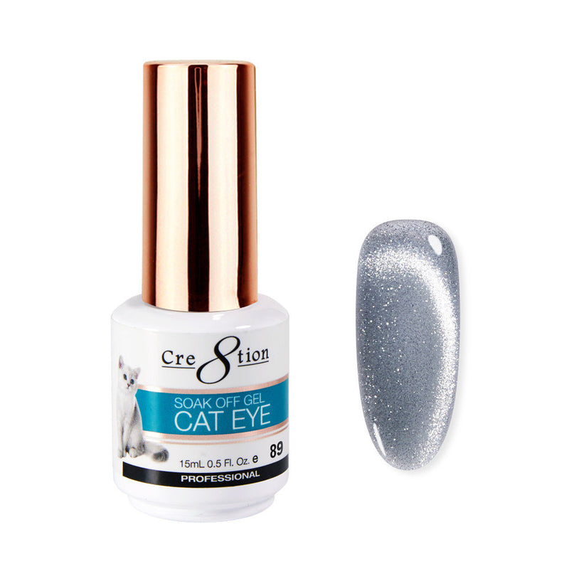 Cre8tion Cat Eye Soak Off Gel 0.5oz 89