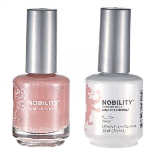 Nobility Gel Polish & Nail Lacquer, Nude - NBCS090