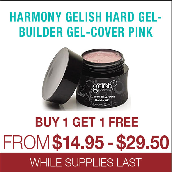 Harmony Gelish Hard Gel - Builder Gel - Cover Pink - Buy 1 get 1 free