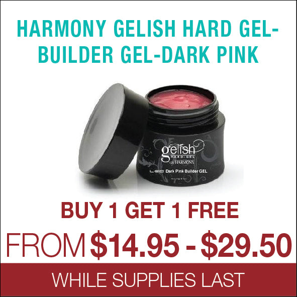 Harmony Gelish Hard Gel - Builder Gel - Dark Pink - Buy 1 get 1 free