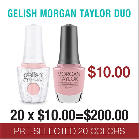  Gelish and Morgan Taylor Gel and Nail Polish Duos