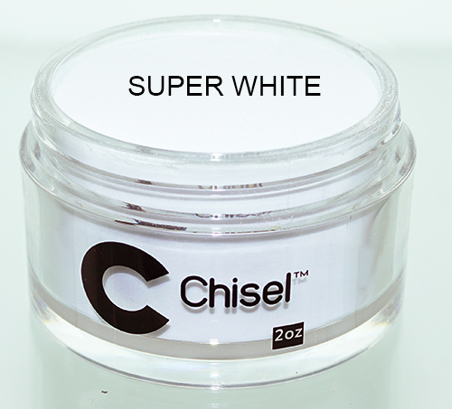 Chisel Nail Art - Dipping Powder - SUPER WHITE