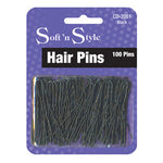 Soft 'n Style - Black Hair Pins