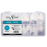 Cre8tion Clear Tips #01 - #10 550 pcs./box