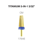 Cre8tion Titanium 5 in 1 Nail Filing Bit 3/32"