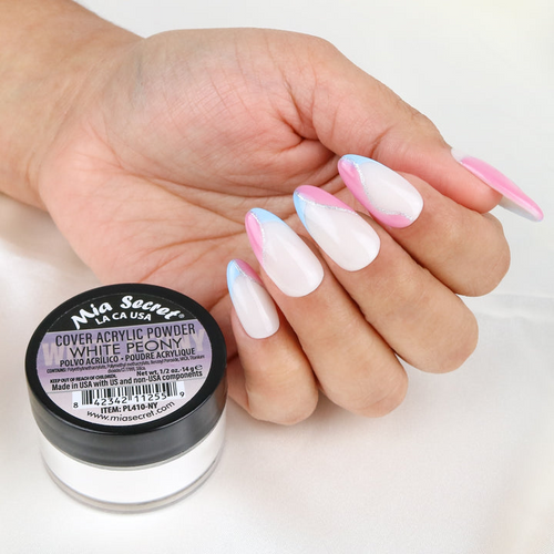 Mia Secret Acrylic Powder - COVER WHITE PEONY