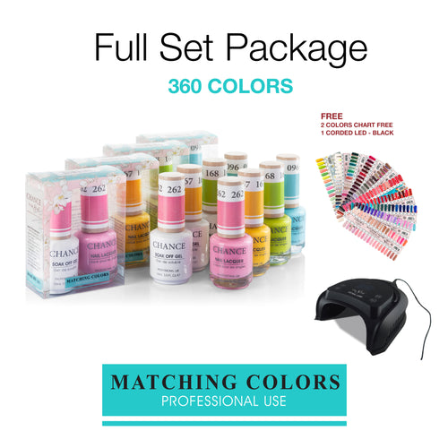 Chance Gel/Lacquer Duo Full Set - 360 Colors Collection