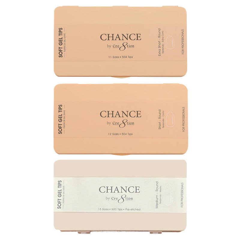 Chance Soft Tips Combo 3 Sizes - ROUND