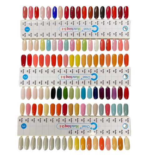 Chisel Matching Gel & Lacquer 0.5oz - Full set of 100 Colors - $12.1/each