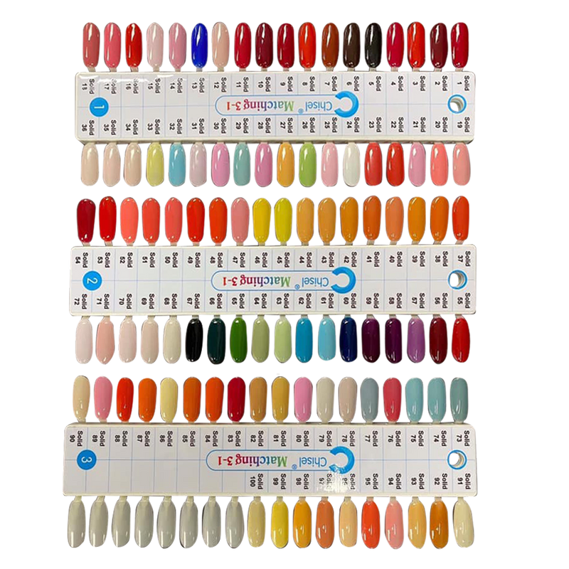 Chisel Matching Gel & Lacquer 0.5oz - Full set of 100 Colors - $12.1/each