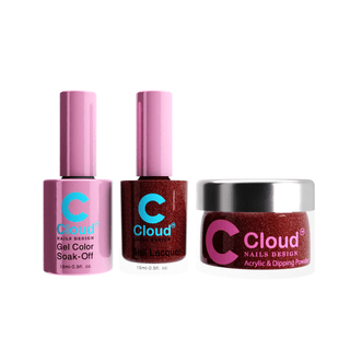 Cloud Nail Design Matching Trio - 100