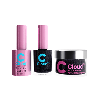 Cloud Nail Design Matching Trio - 105