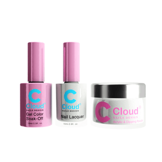 Cloud Nail Design Matching Trio - 106