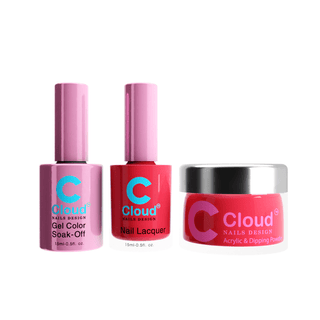 Cloud Nail Design Matching Trio - 016