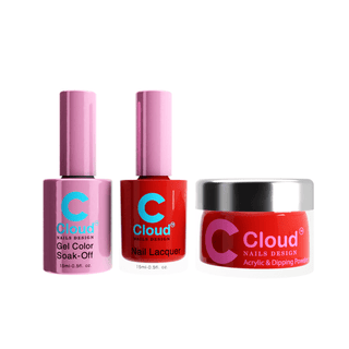 Cloud Nail Design Matching Trio - 017