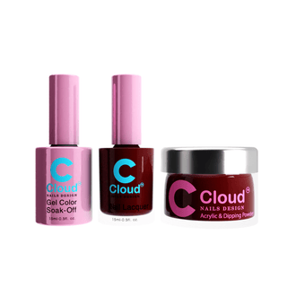 Cloud Nail Design Matching Trio - 001