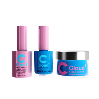 Cloud Nail Design Matching Trio - 042