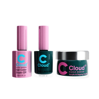 Cloud Nail Design Matching Trio - 043