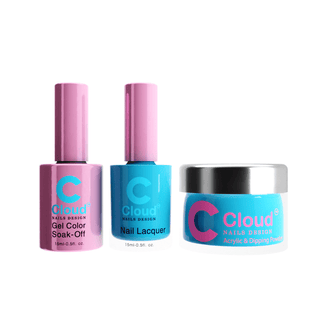 Cloud Nail Design Matching Trio - 045