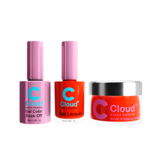 Cloud Nail Design Matching Trio - 055