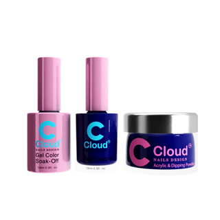 Cloud Nail Design Matching Trio - 099