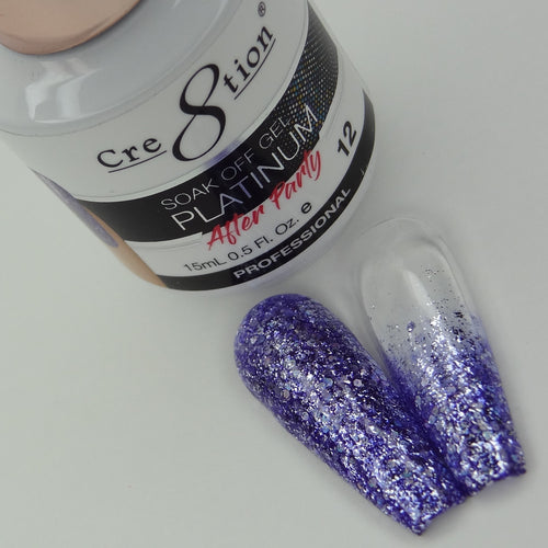 Platinum After Party Soak Off Gel .5oz 12Platinum After Party Soak Off Gel .5oz 12