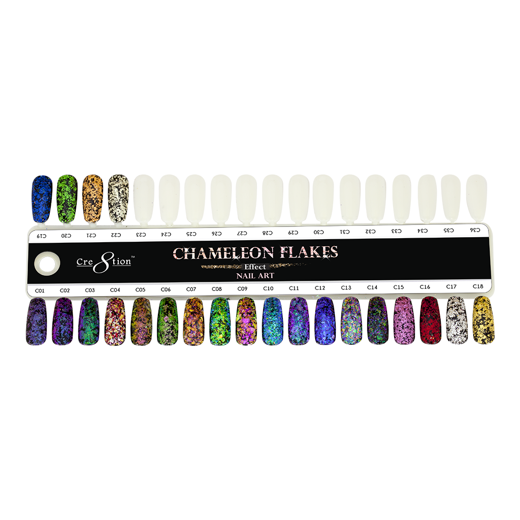 Cre8tion - Nail Art Effect - Chameleon Flakes - C12 - 0.5g – Skylark Nail  Supply