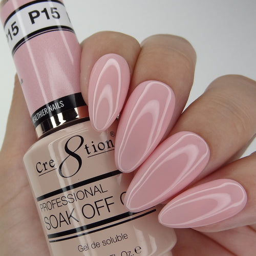 Cre8tion - Soak Off Gel System - Neutral Nude 15