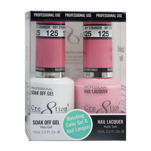 Cre8tion Matching Color Gel & Nail Lacquer 125 Hey Stranger