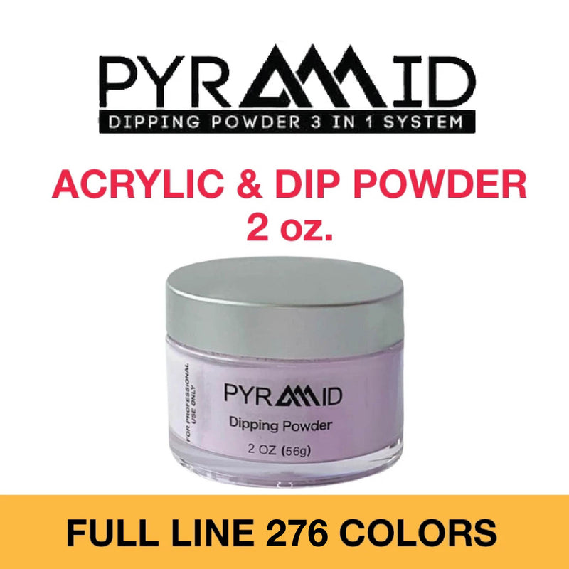 Pyramid  2 in 1 - Acrylic / Dip Powder  2 oz Full Set 276 colors