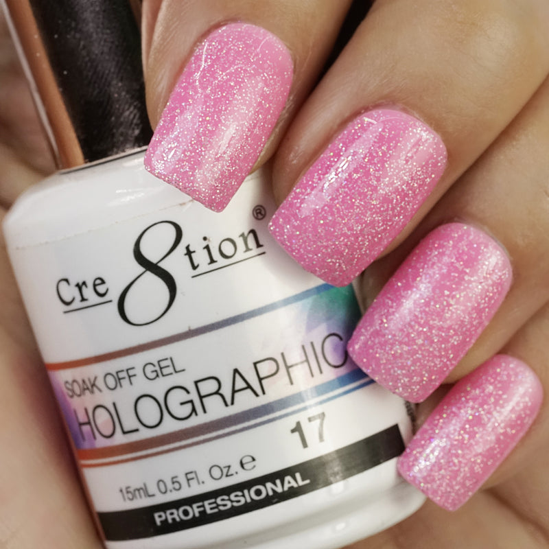 Cre8tion - Holographic Soak Off Gel .5oz HG17