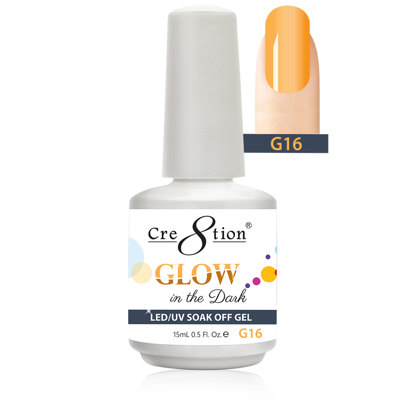 Cre8tion - Glow In The Dark Soak Off Gel .5 oz - G16