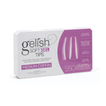 Gelish Soft Gel Tips Medium Coffin 550 ct