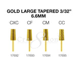Cre8tion - Gold Carbide - Large Tapered - 3/32"