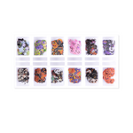 Cre8tion Colorful Nail Art Halloween 12 Styles