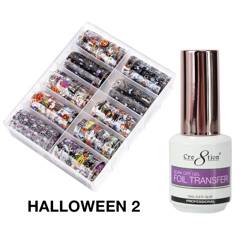 Cre8tion 10 Designs Foil Collection Halloween 02