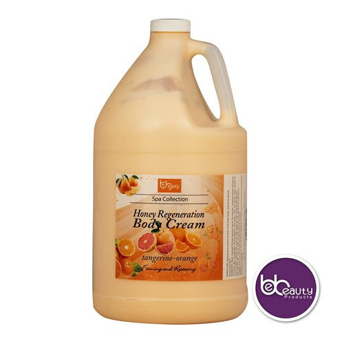 Spa Collection - Honey Regeneration Body Cream - Tangerine & Orange - 1 Gallon (3784.4 ml)