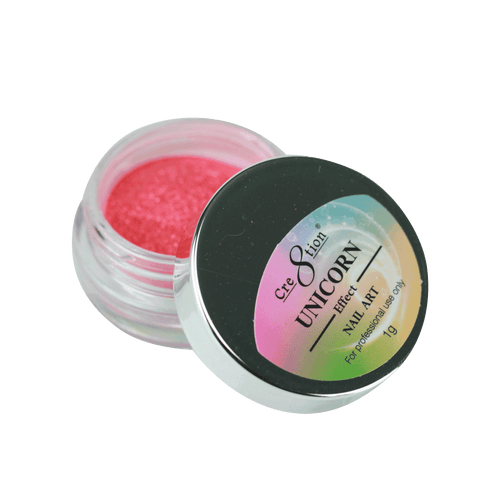 Cre8tion - Nail Art Unicorn Effect 12 - 1g - Coral Pink