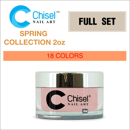 Chisel Nail Art - Dipping Powder - 2oz Solid Spring Collection 18 Colors - $9.00/each - Color SOLID #196 - #213