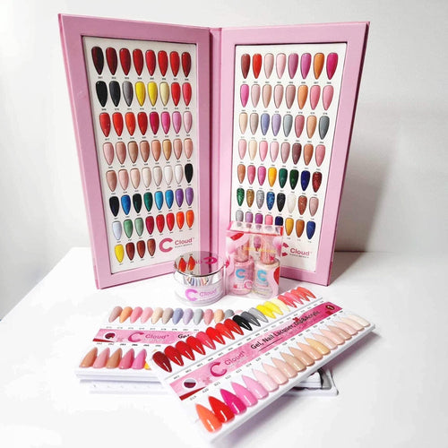 Cloud Nail Design - Florida Collection - Full set Matching Trio 120 colors w/ 1 color booklet & 2 set color boards