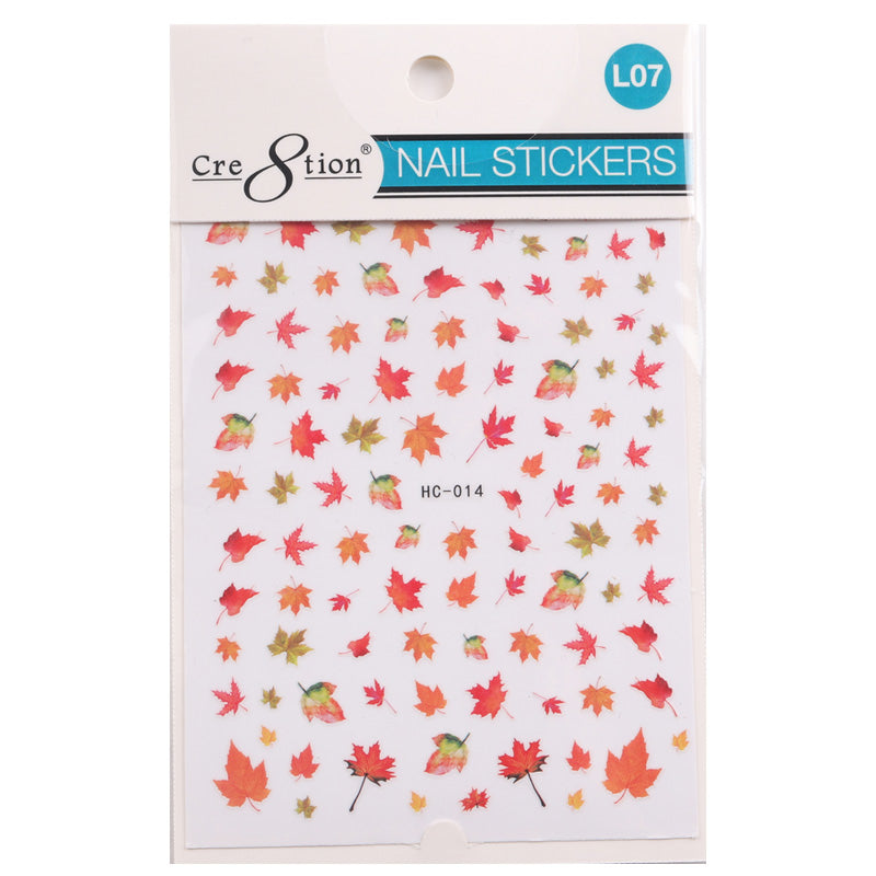 Cre8tion Nail Art Sticker Leaves L07