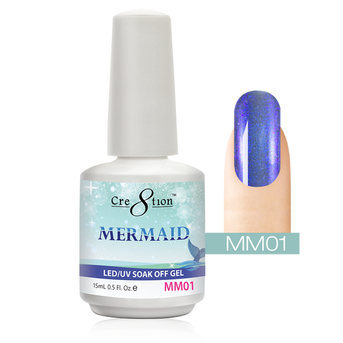 Cre8tion - Mermaid Soak Off Gel .5oz MM01