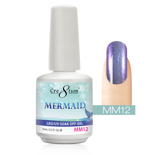 Cre8tion - Mermaid Soak Off Gel .5oz MM12