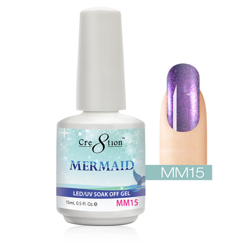Cre8tion - Mermaid Soak Off Gel .5oz MM15